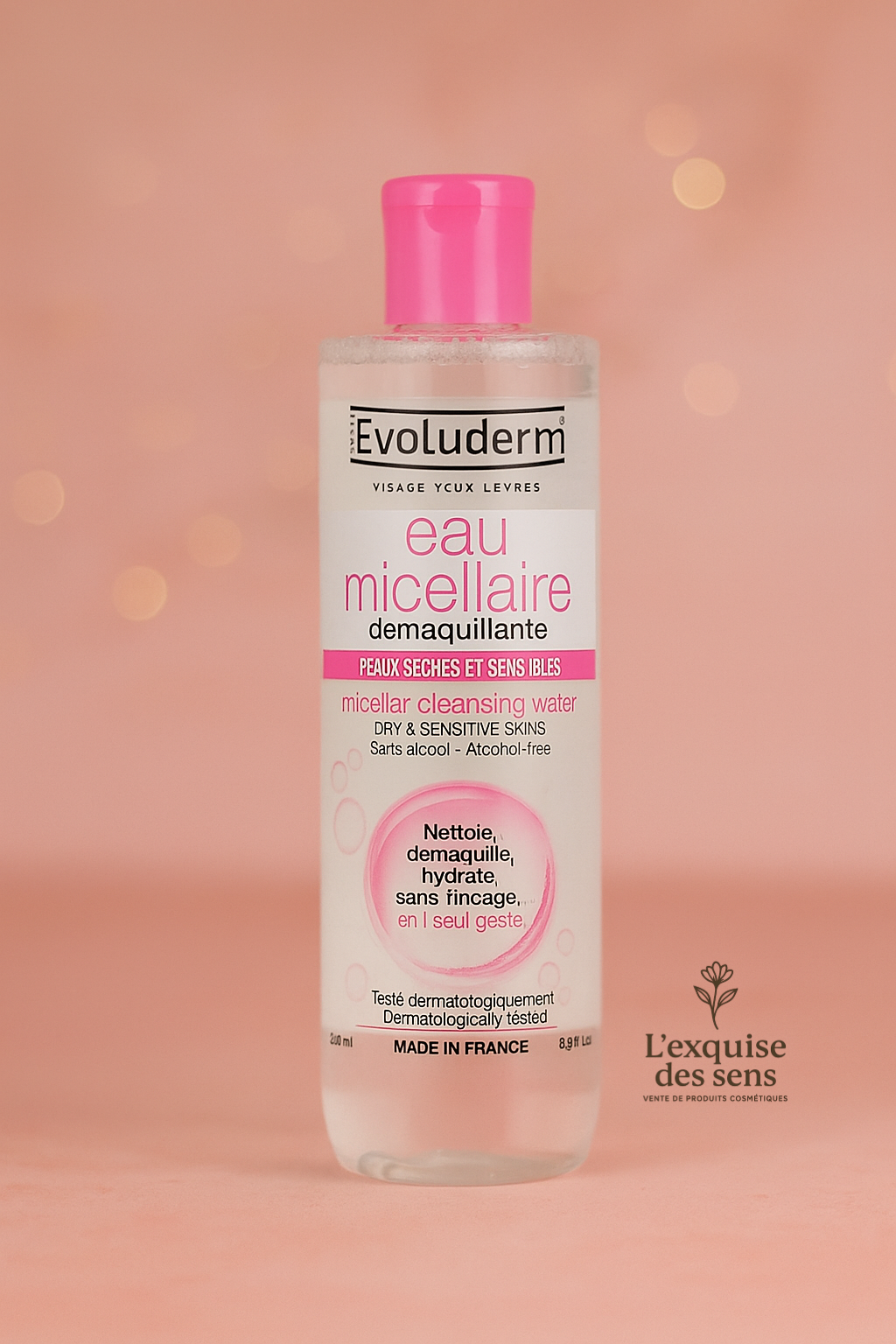 Eau Micellaire Démaquillante peaux sèches & sensible