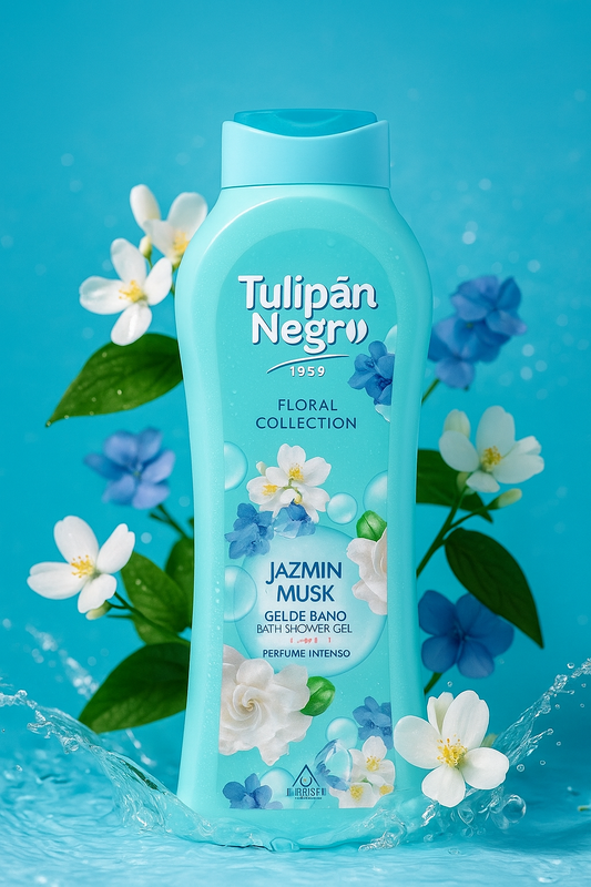 🌸 TULIPÁN NEGRO – Gel Douche Parfum Intense Jasmin Musk